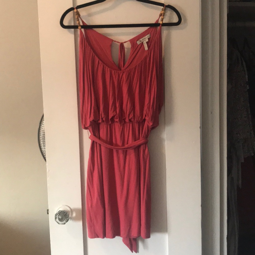 Coral summer dress